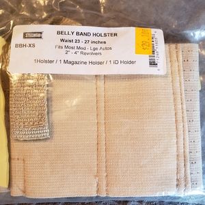 Nude Belly Band Holster ID Holder Conceal Carry